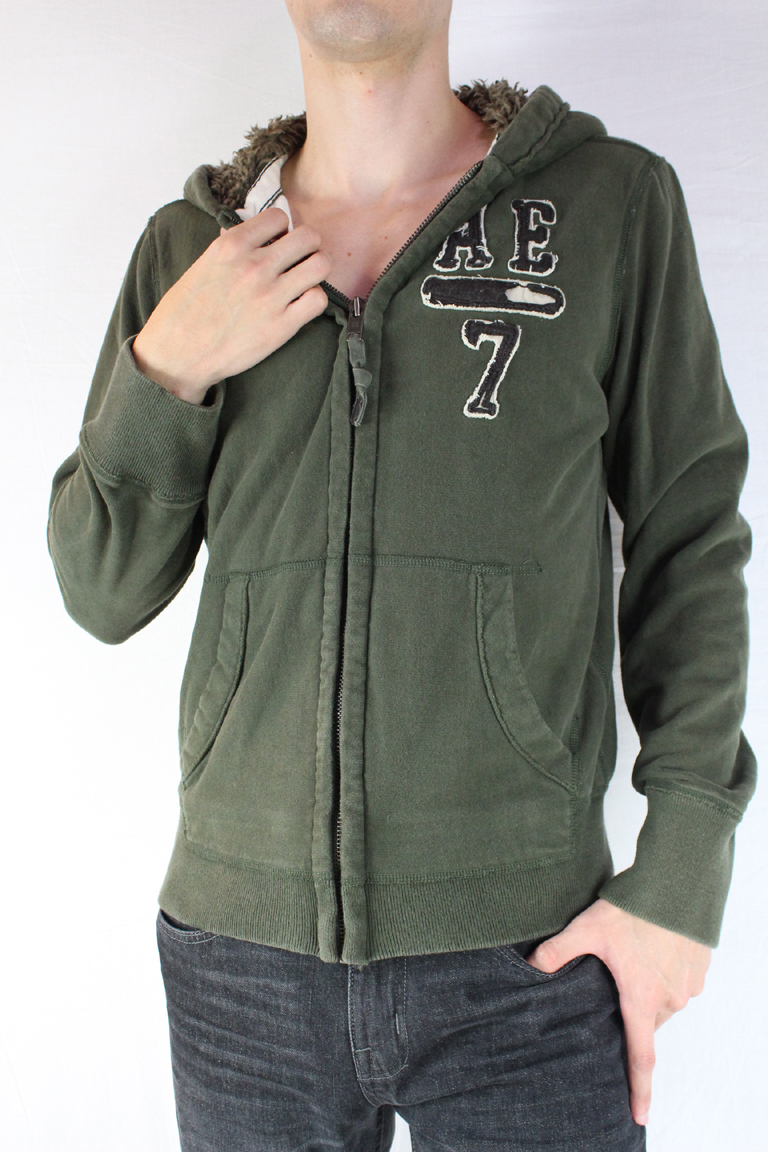 american eagle zipper hoodie